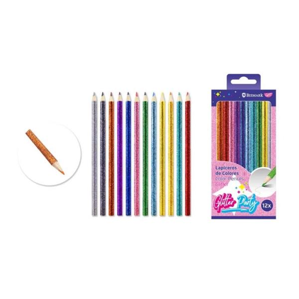 Lápices de Colores Purpurina