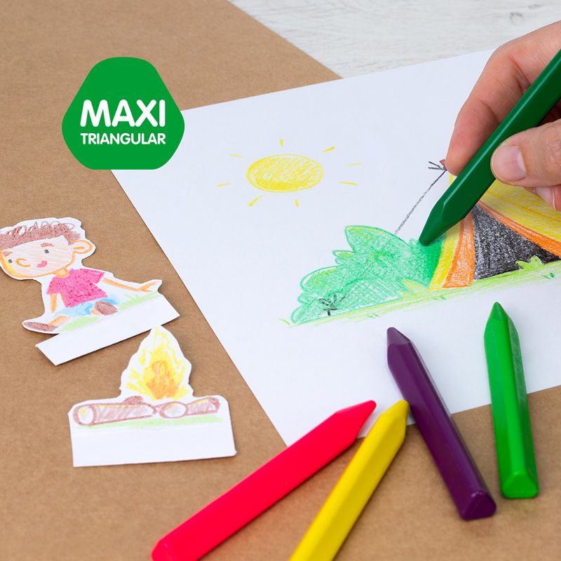 Caja 12 Plastipastel MAXI