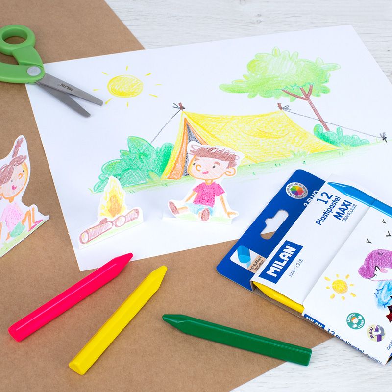 Caja 12 Plastipastel MAXI