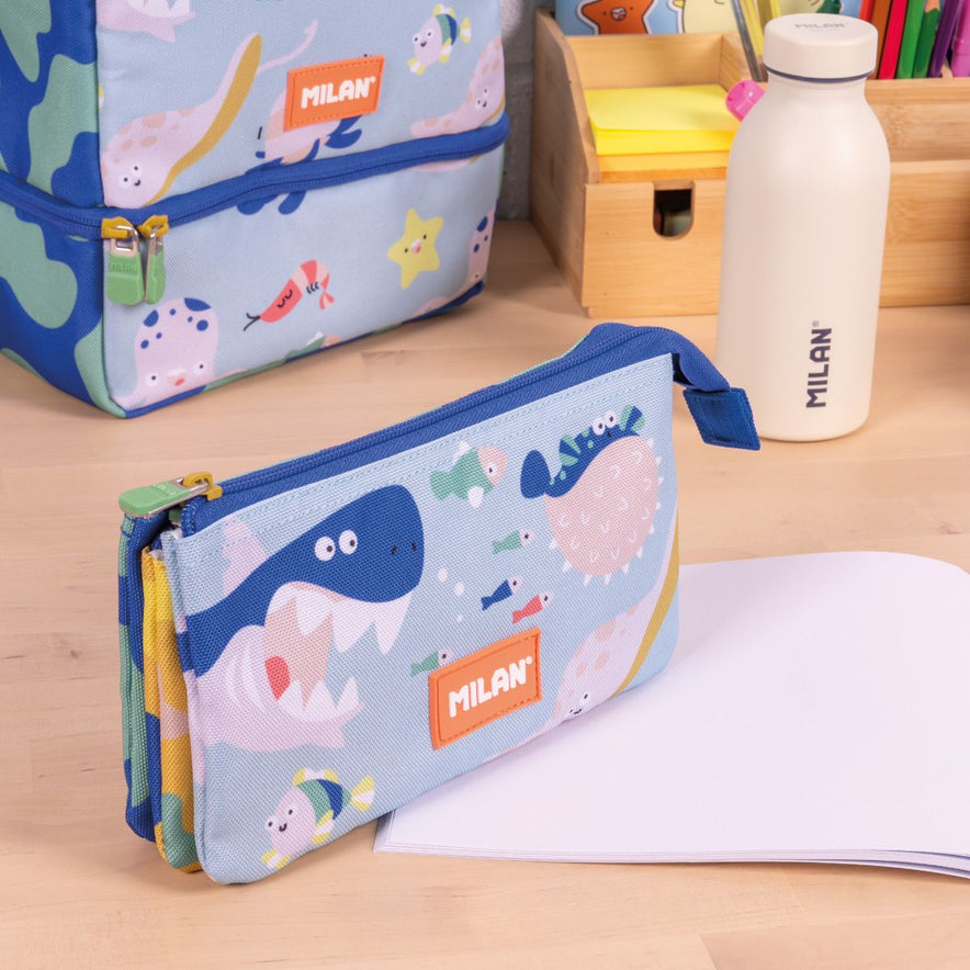 Estuche 5 Compartimentos Blue Odyssey