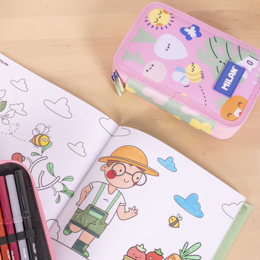 Plumier 2 Pisos con Contenido Green & Grow