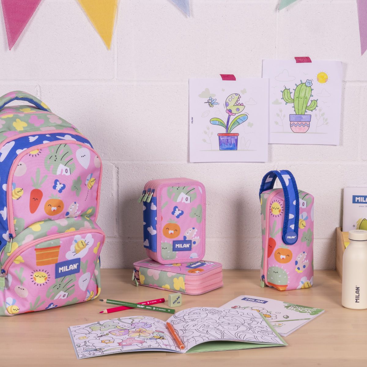 Plumier 2 Pisos con Contenido Green & Grow