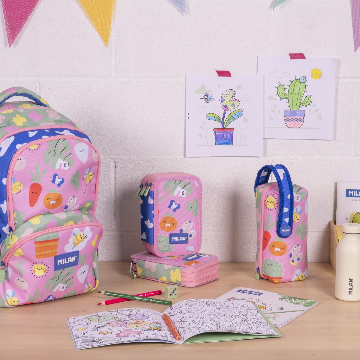 Plumier 3 Pisos con Contenido Green & Grow