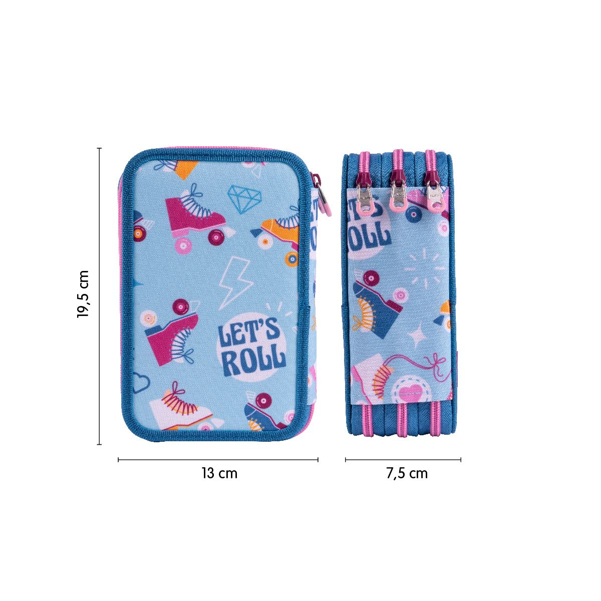 Plumier 3 Pisos con Contenido Roller