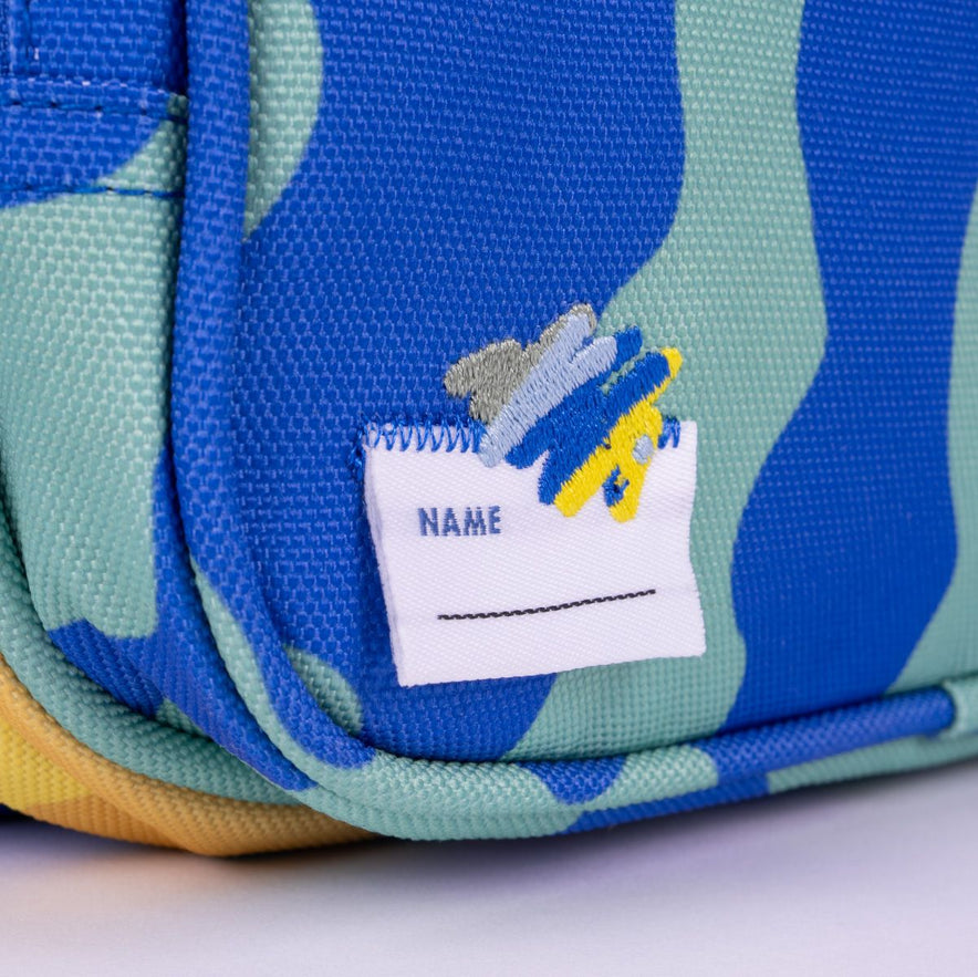 Estuche 4 Cremalleras Blue Odyssey