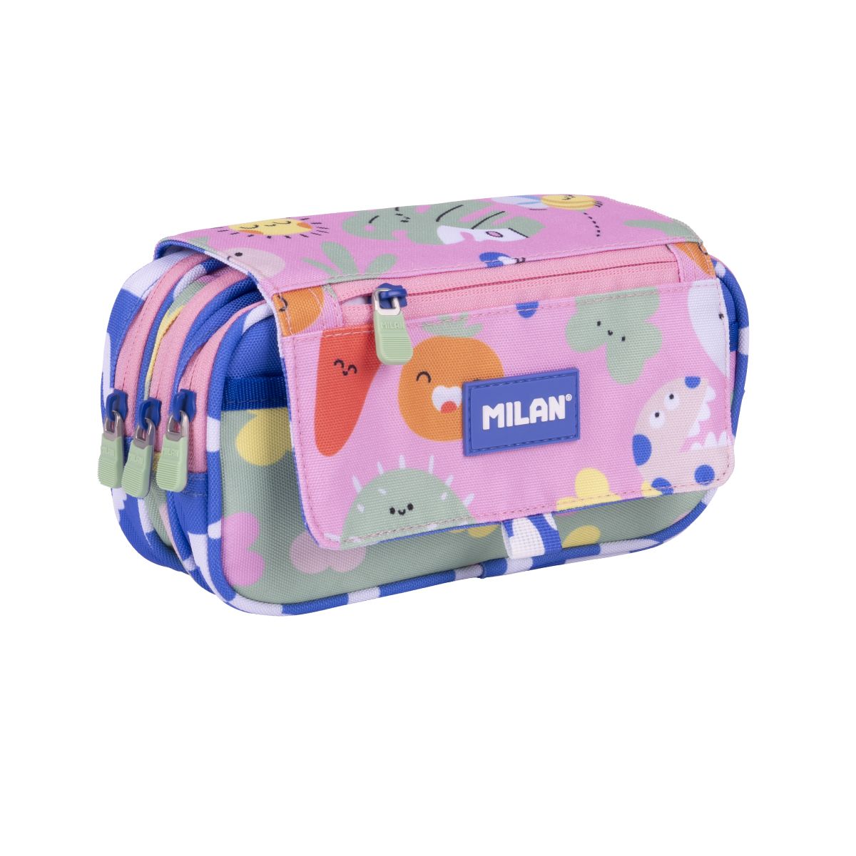 Estuche 4 Cremalleras Green & Grow