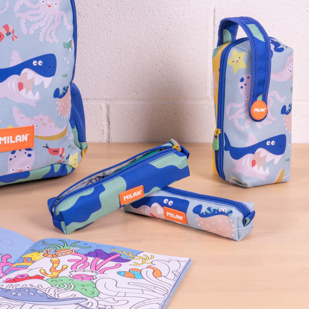 Kit 4 Estuches Blue Odyssey