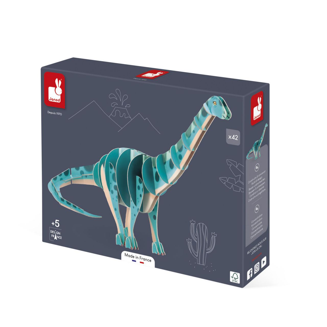 Puzle 3D - Diplodocus