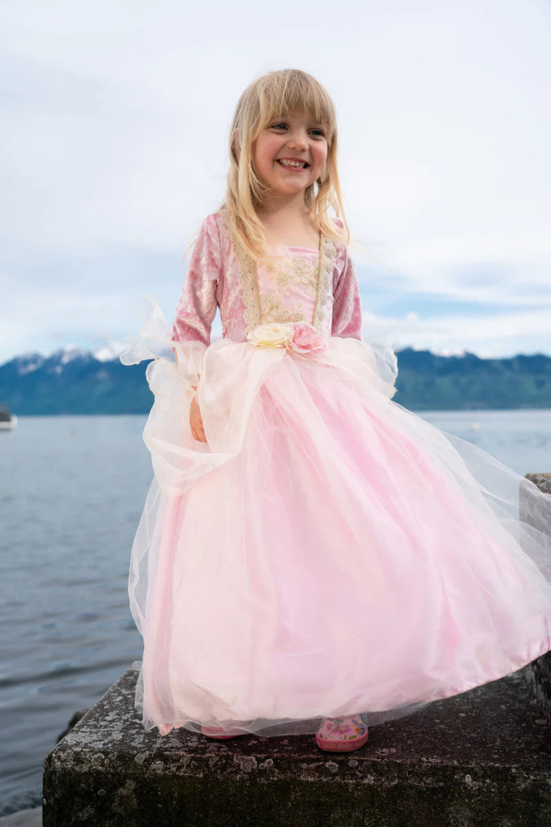 Vestido Princesa Rosa