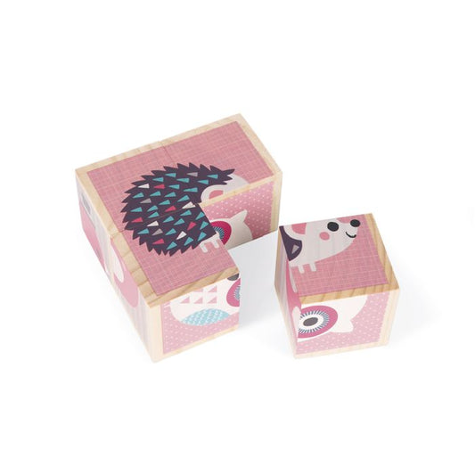 Cubos Bloques Bebés Animales