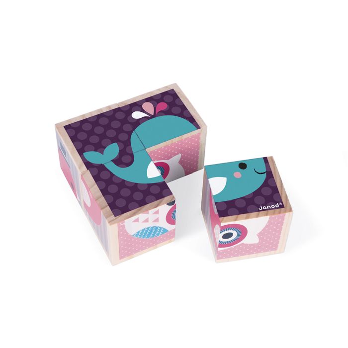 Cubos Bloques Bebés Animales