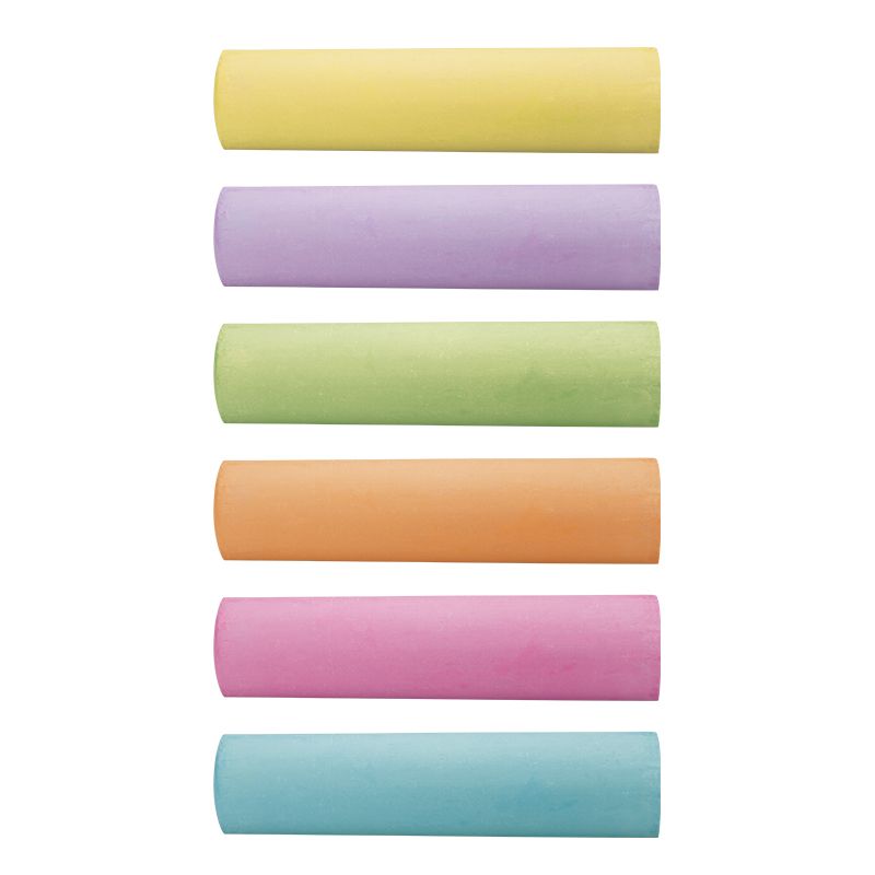 6 Tizas de Colores MAXI,