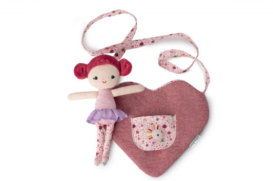 Muñeca Aline con Bolsa Corazón