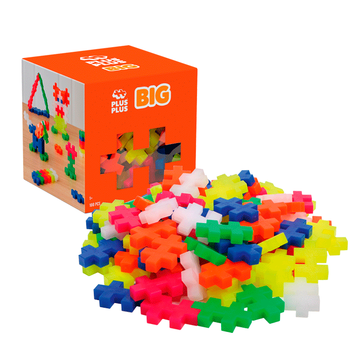 Cubo BIG Neon Mix - 100 pcs
