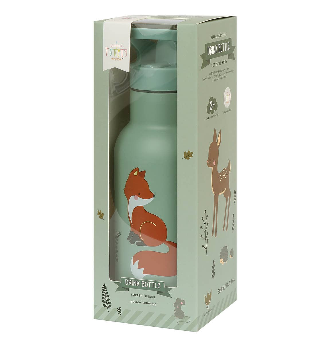 Botella Acero Bosque 350 ml