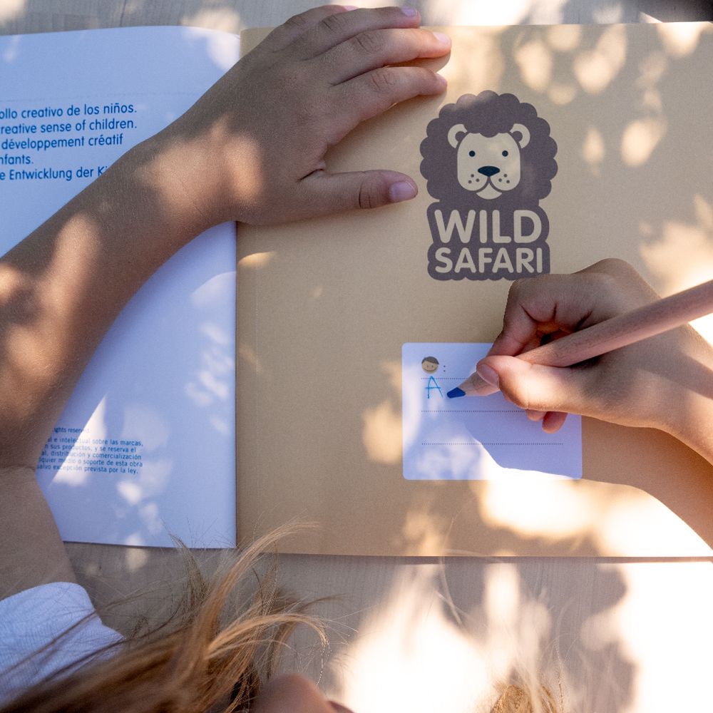 Cuaderno Colorear Wild Safari