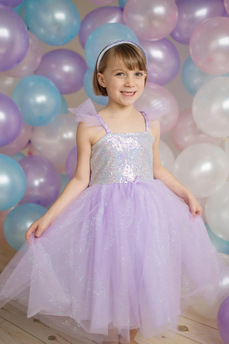 Vestido Princesa Lila