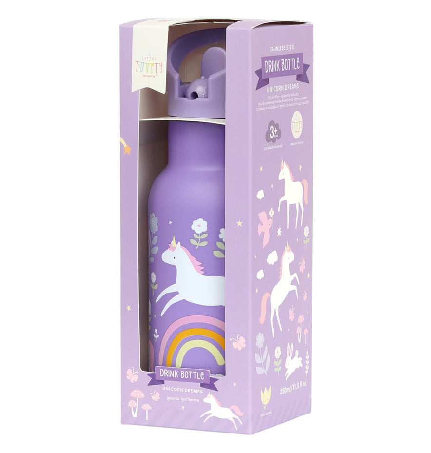 Botella Acero Unicornios 350 ml