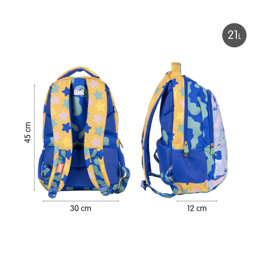 Mochila Escolar Blue Odyssey