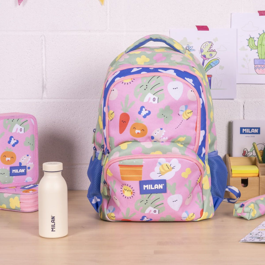 Mochila 4 Cremalleras Green & Grow