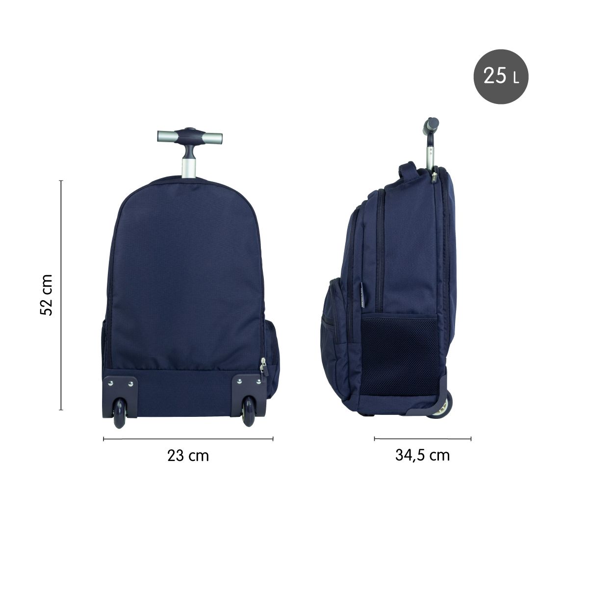 Mochila con Ruedas 430 Azul Marino