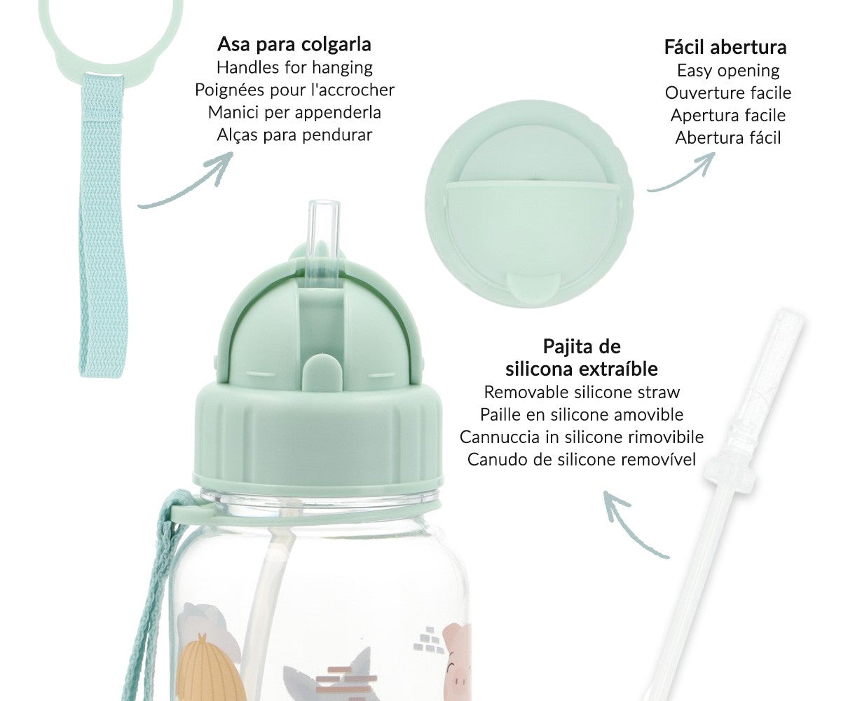 Botella Tritán The Three Little Pigs