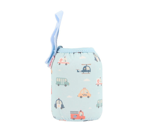 Botella Acero Funda City Cars 350 ml
