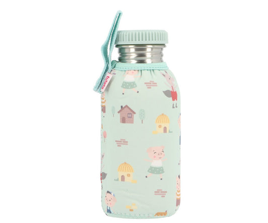 Botella Acero Funda The Three Little Pigs 500 ml