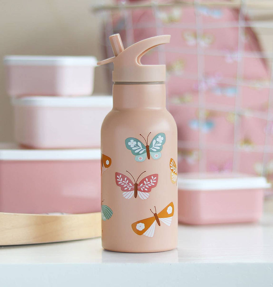 Botella Acero Mariposas 350 ml