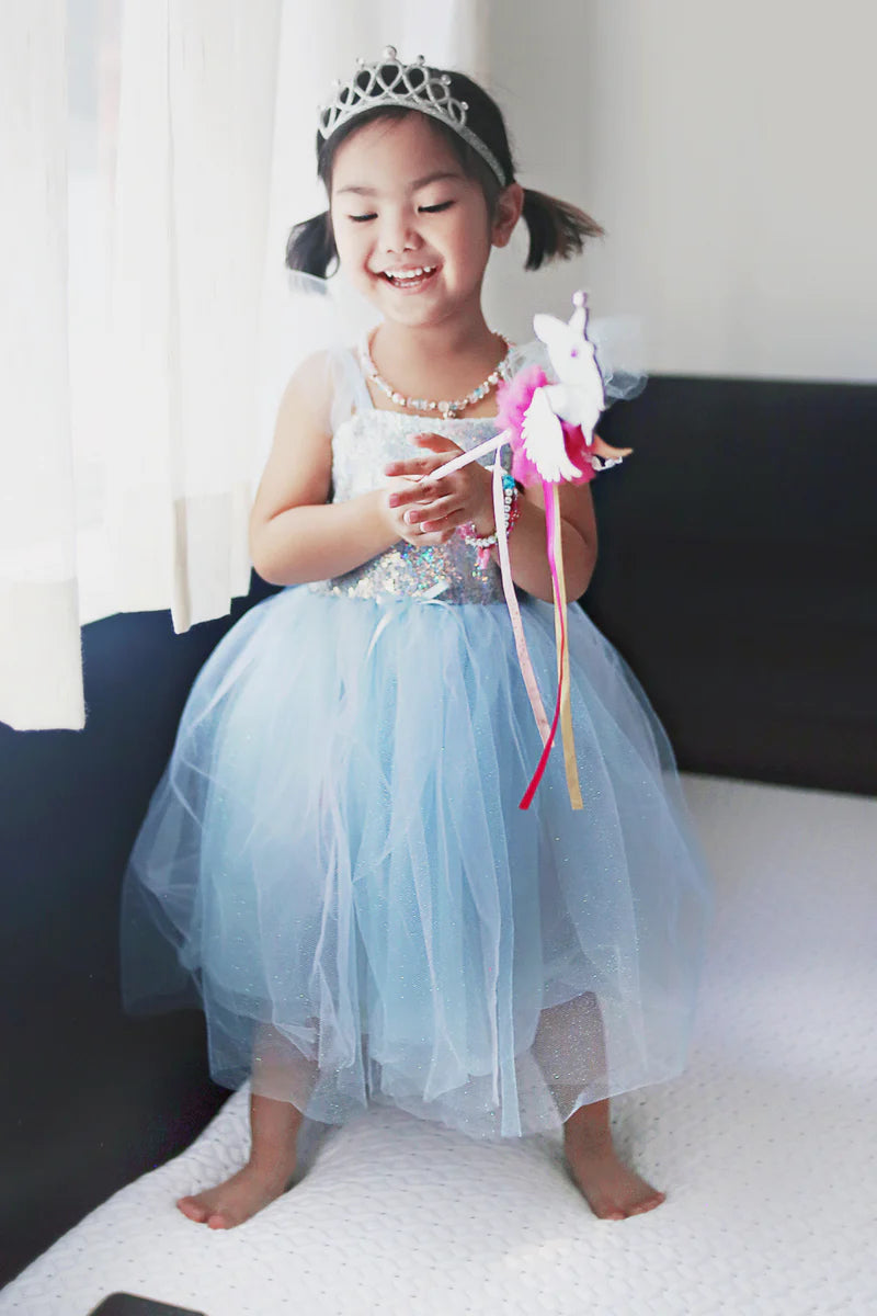 Vestido Princesa Azul