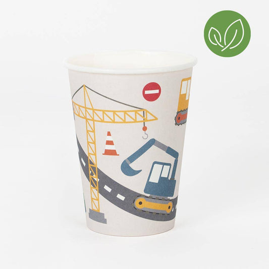 VASOS CONSTRUCCIÓN / 8 uds.