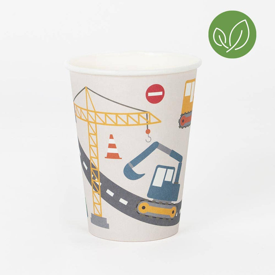 VASOS CONSTRUCCIÓN / 8 uds.
