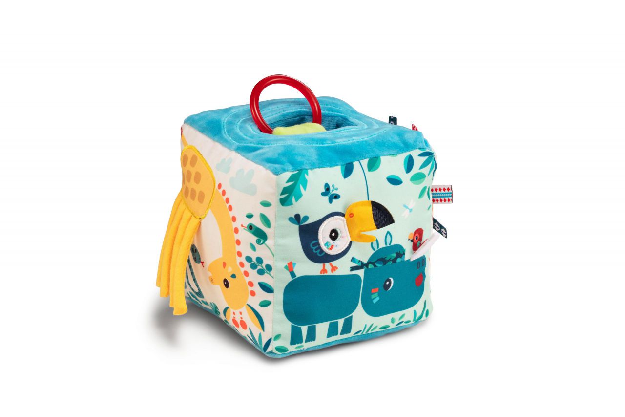 CUBO DE ACTIVIDADES CON SONIDOS DE LA JUNGLA