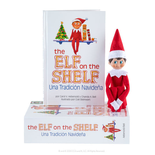 THE ELF ON THE SHELF CUENTO Y MUÑECO ELFO NIÑA