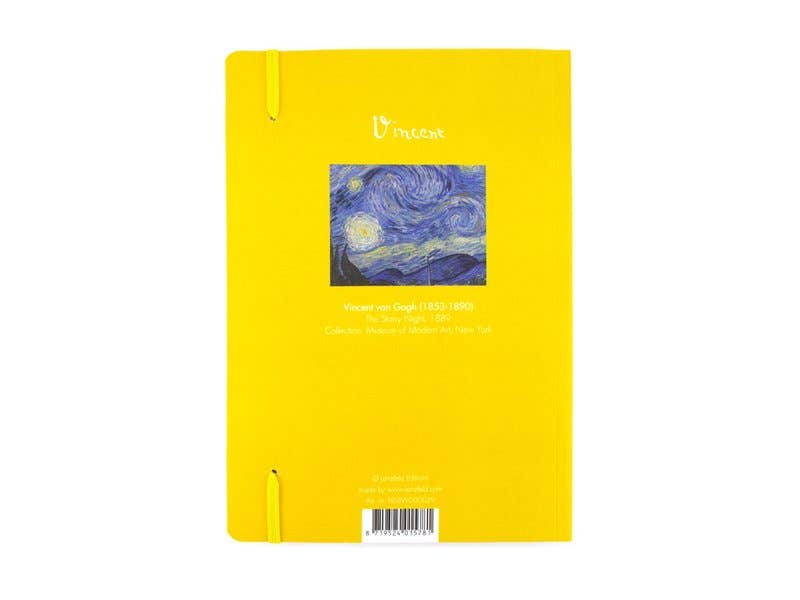 Libro de tapa blanda, A5, Van Gogh, Noche estrellada