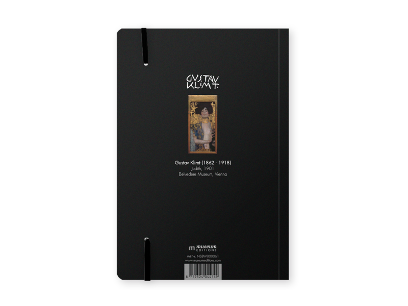 Cuaderno de tapa blanda A5, Gustav Klimt, Judith