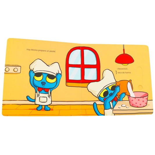 Minino y el pastel