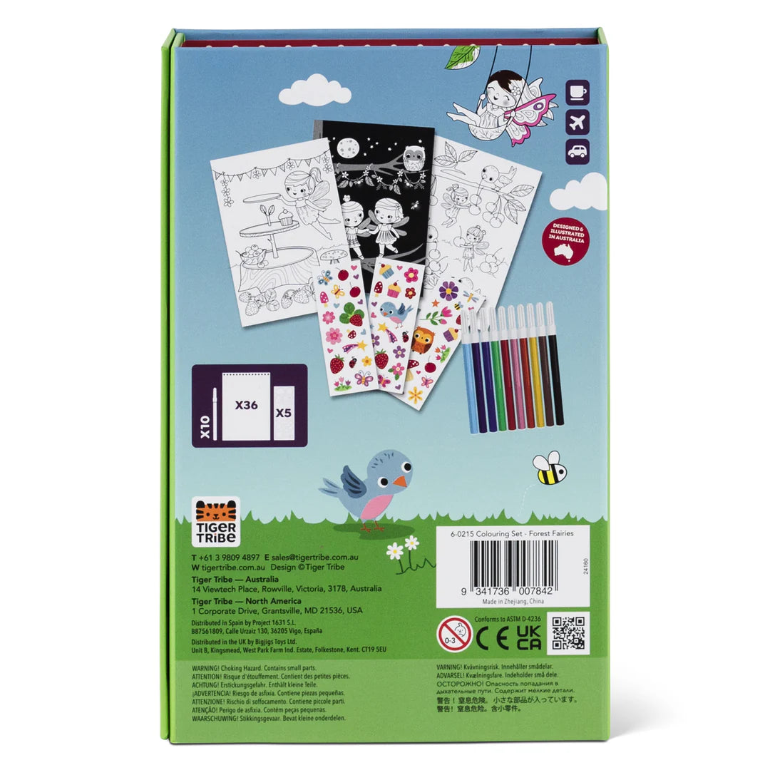 Set de Colorear Forest Fairies