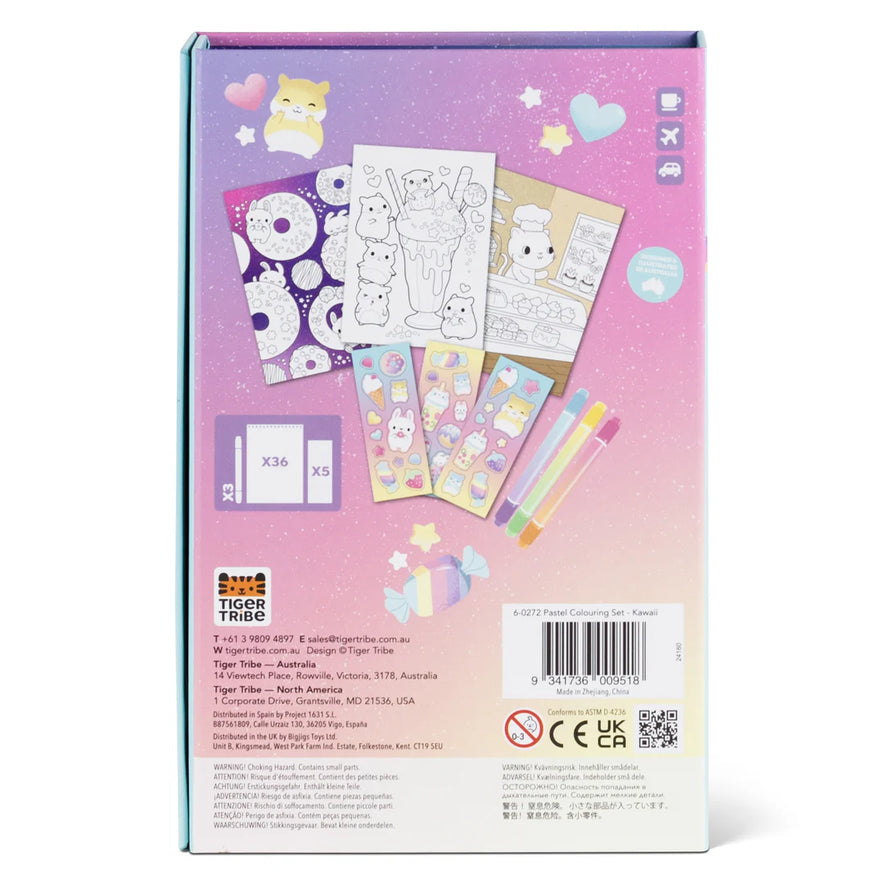 Set de Colorear Kawaii