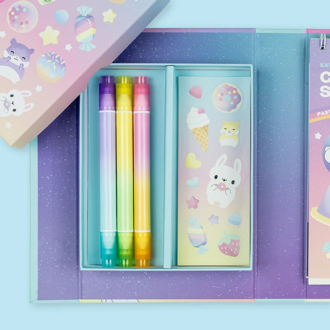 Set de Colorear Kawaii