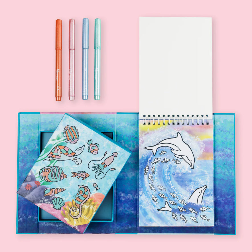 Set de Colorear Sea Life