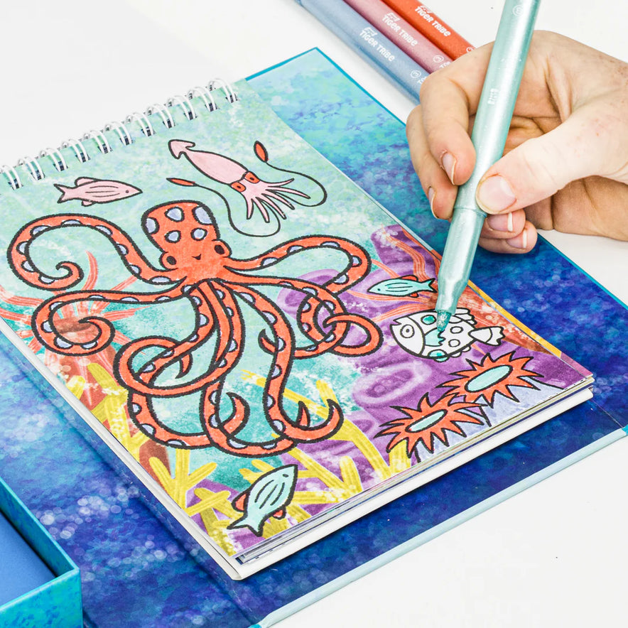 Set de Colorear Sea Life