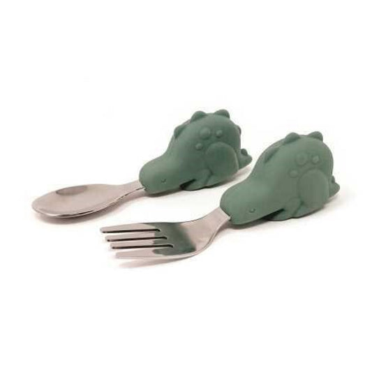 Cubiertos Acero+Silicona