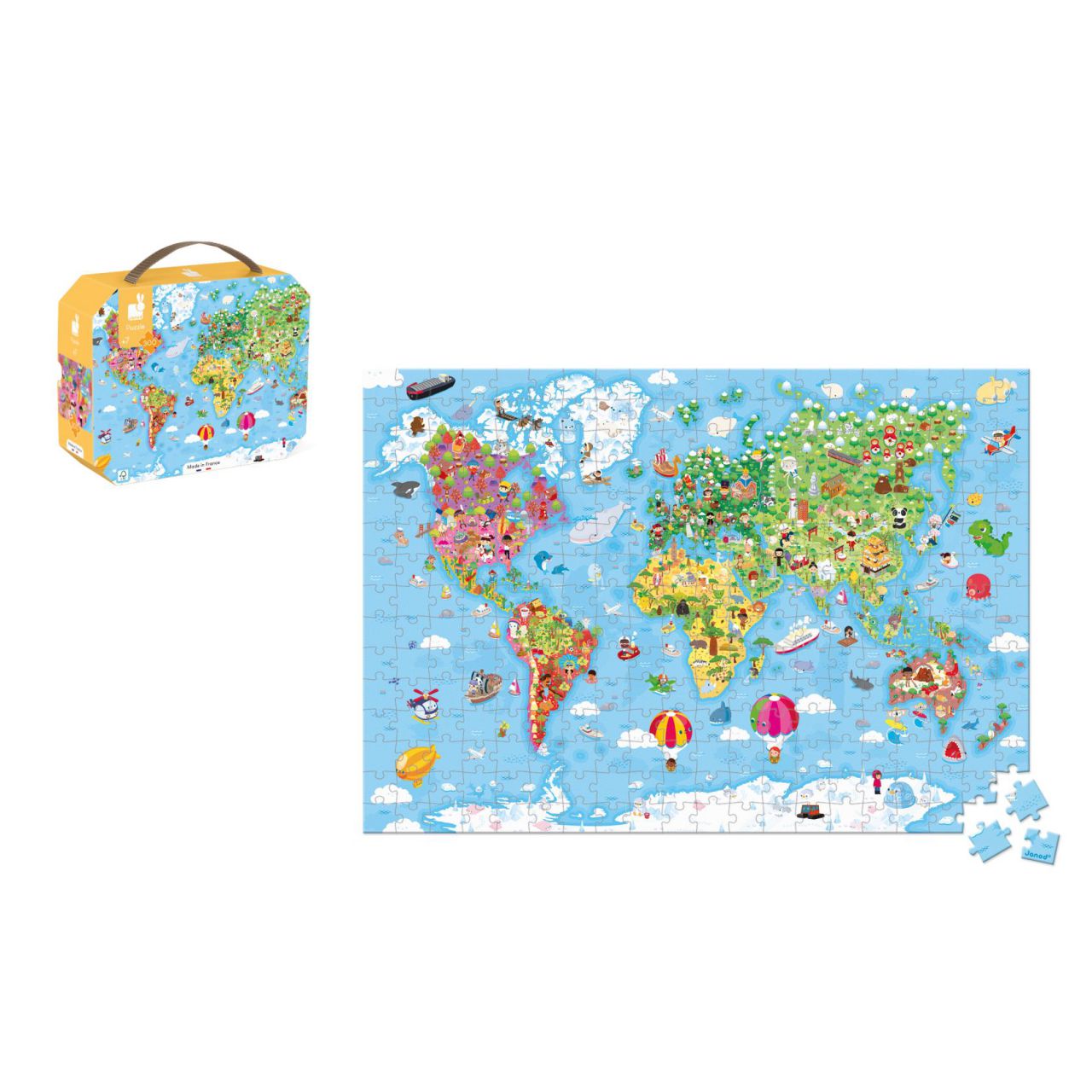 Puzle Atlas Mundial
