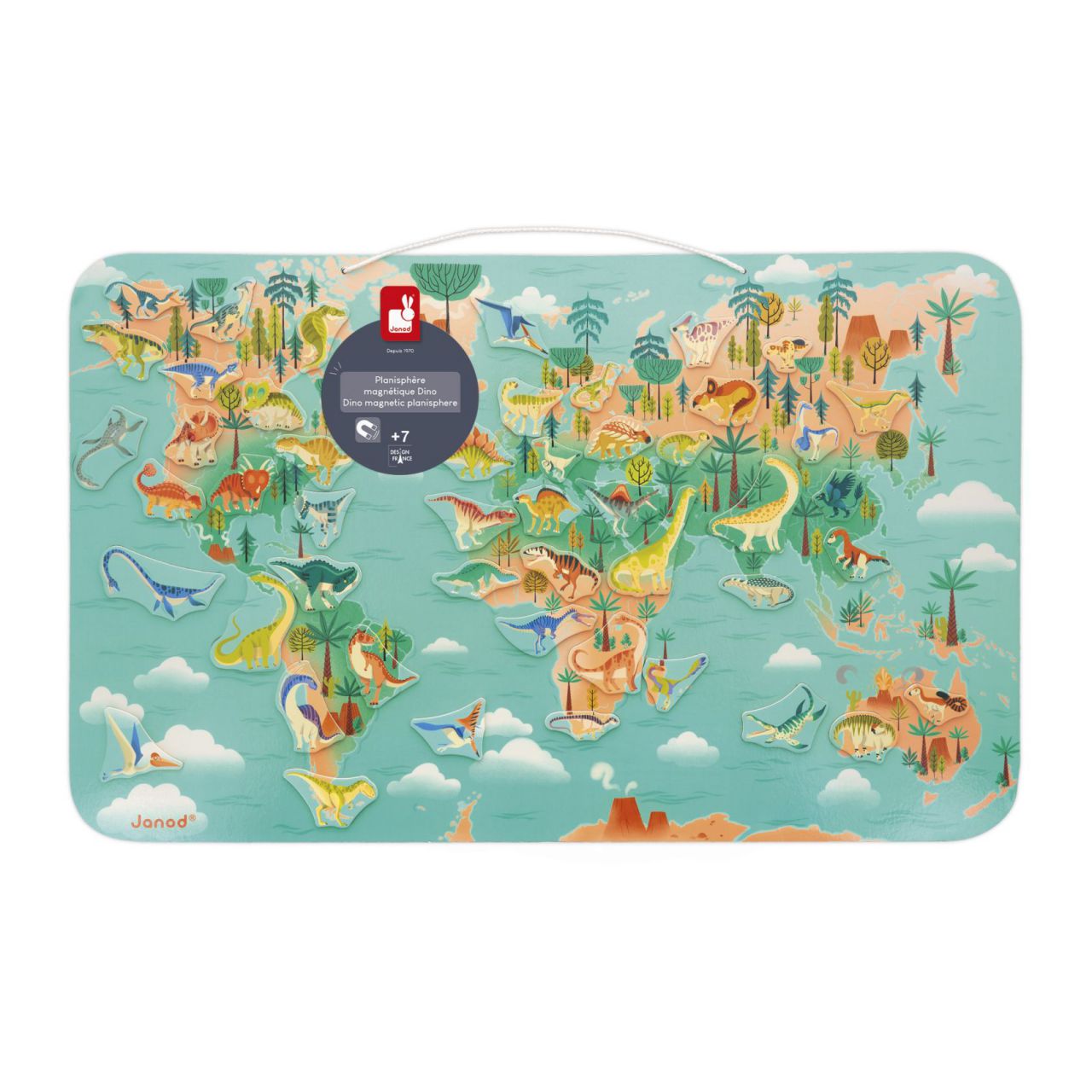Dino - Planisferio Magnético