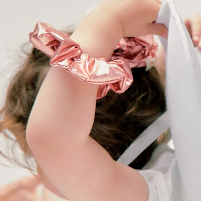 Coletero Metálico Rosa