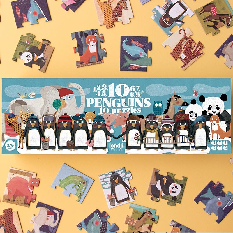 Puzzle - 10 PENGUINS