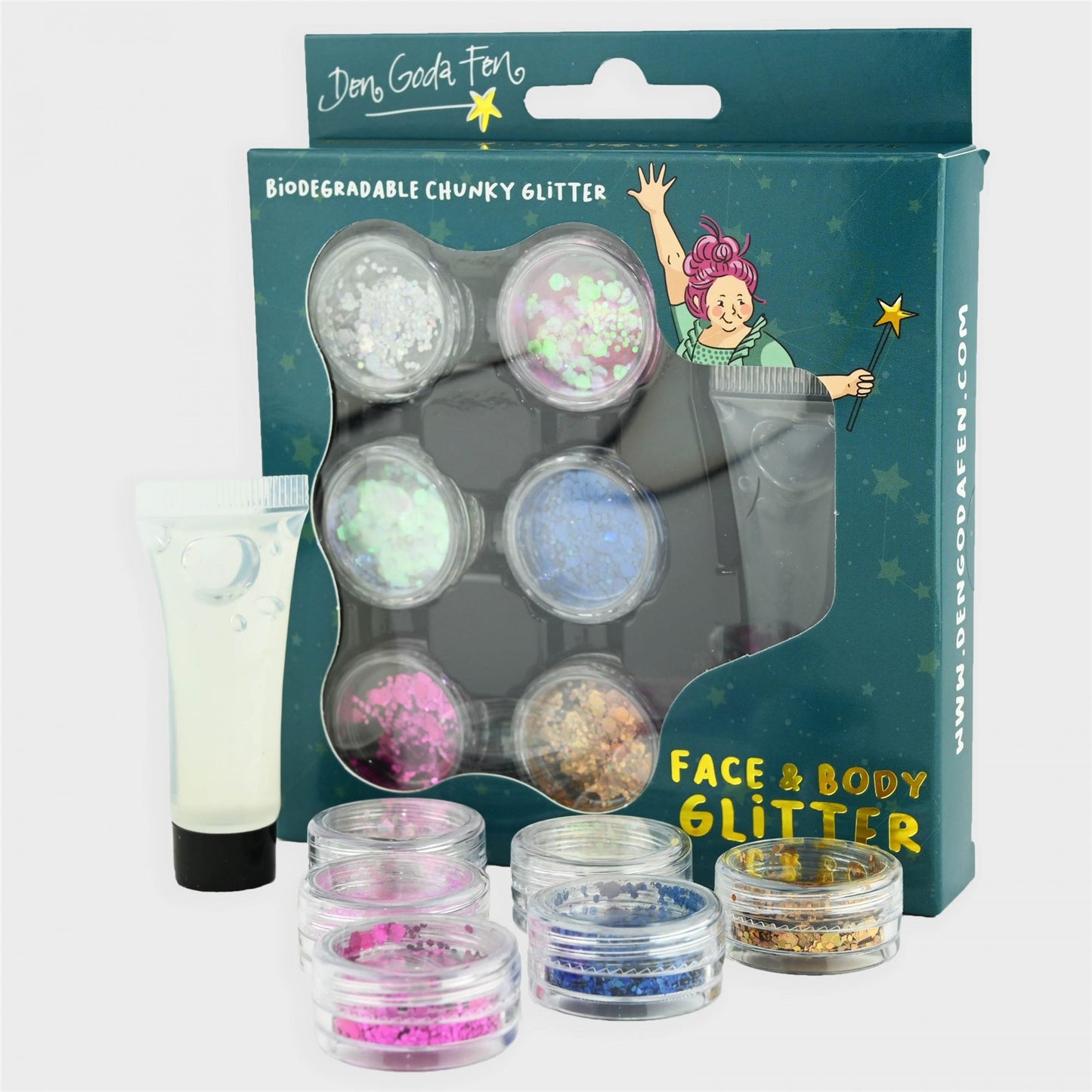 Pinturas de Cara + Cuerpo - Glitter