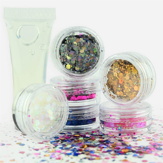 Pinturas de Cara + Cuerpo - Glitter