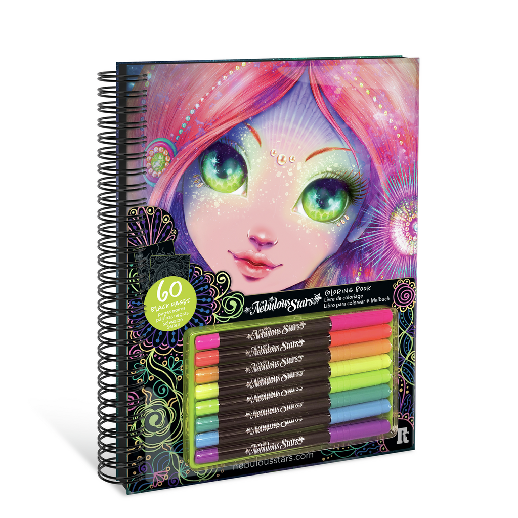 Cuaderno Creativo de Páginas Negras de Coralia